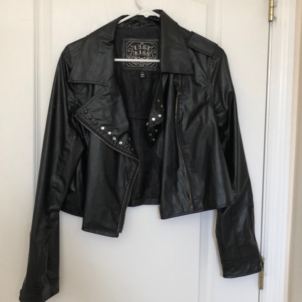 Black vinyl jacket